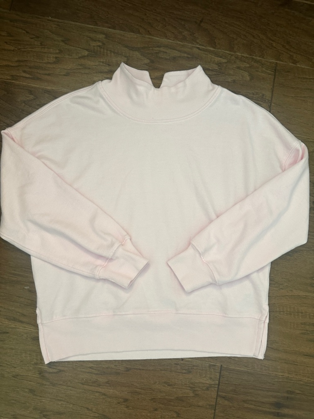 ✨ Live Well Lifestyle Small  Pink Cozy Mock Neck Sweatshirt ✨
